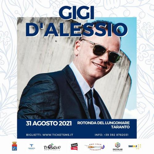 Gigi D’Alessio live a Taranto