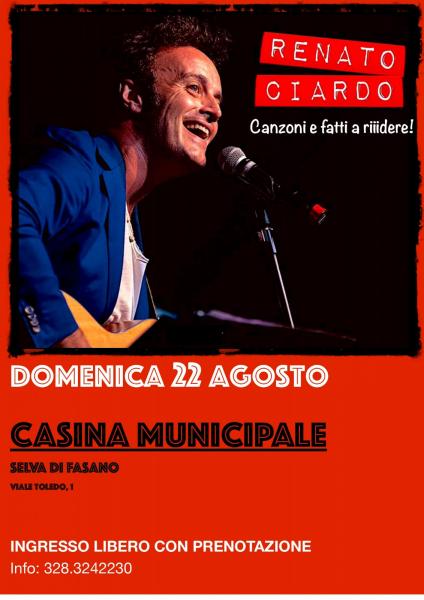 Renato Ciardo  in “Solo Solo” canzoni e fatti a ridere