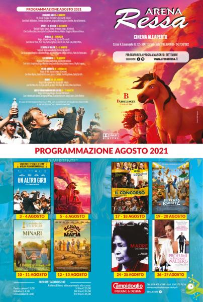 Programmazione Agosto 2021