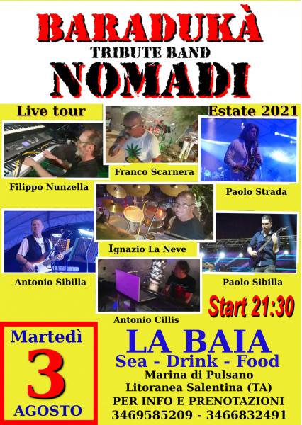 Baradukà - Tribute Band - NOMADI
