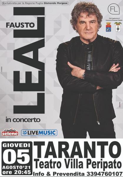 FAUSTO LEALI in CONCERTO