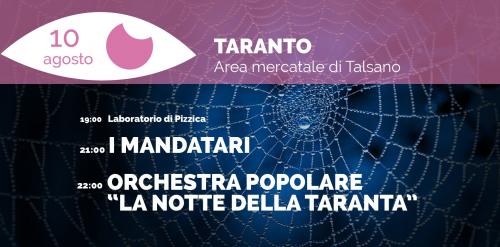 Festival itinerante “La Notte della Taranta” arriva a Taranto