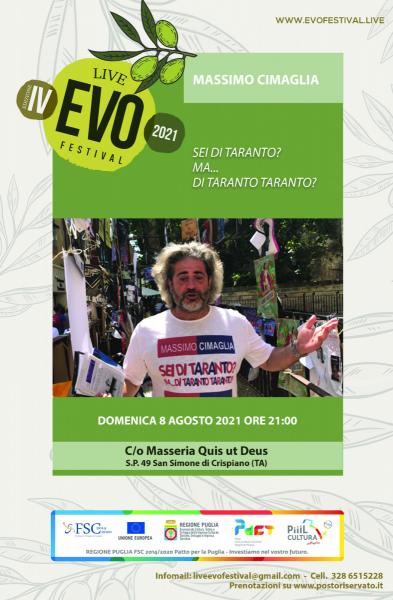 Massimo Cimaglia in «Sei di Taranto? Ma…di Taranto Taranto?»