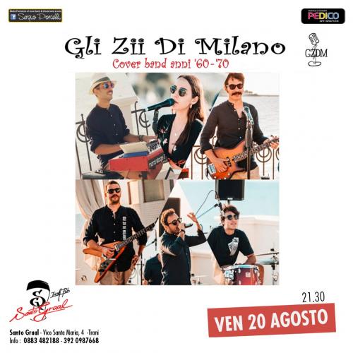 Gli Zii di Milano live a Trani Santo Graal