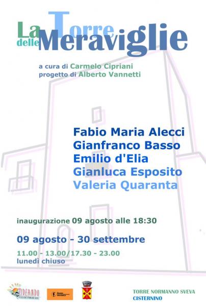 INAUGURAZIONE MOSTRA LA TORRE DELLE MERAVIGLIE