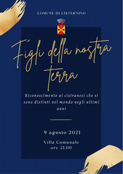 Figli della nostra terra. Serata di premiazione delle eccellenze del territorio