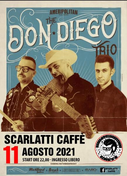 Don Diego Trio ( supporter band The Blue Devils ) live at Scarlatti Caffè