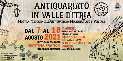 Antiquariato in Valle d’Itria XX edizione