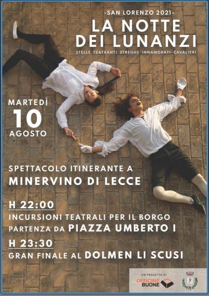 Minervino di Lecce diventa un grande palcoscenico a cielo aperto