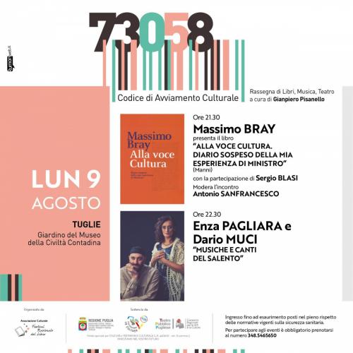 Massimo Bray apre “73058 – Codice di Avviamento Culturale”