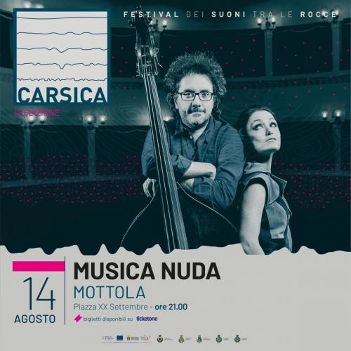 Musica Nuda "Verso Sud" - Tour 2021