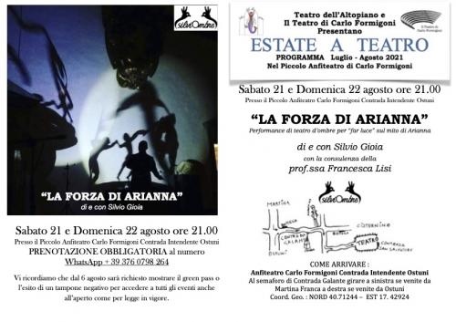 “LA FORZA DI ARIANNA”