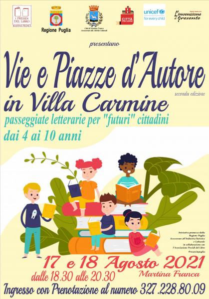 Vie e Piazze d'Autore in Villa Carmine - II Edizione
