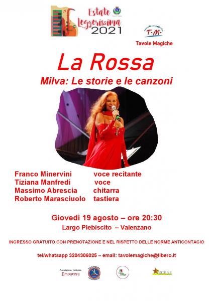La Rossa. Milva: storie e canzoni