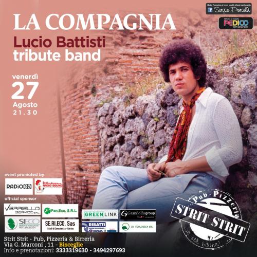 La Compagnia Battisti Tribute Band live a Bisceglie Strit Strit