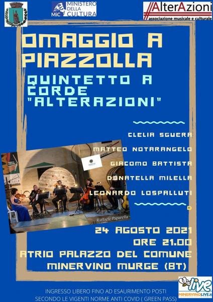 Puglia D'Oltreoceano: Omaggio ad Astor Piazzolla