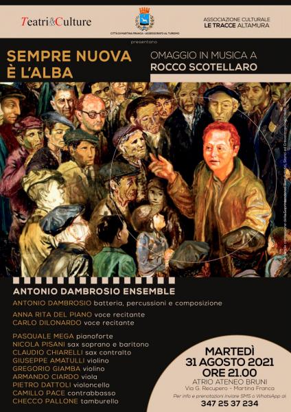 Sempre nuova è l'alba. Omaggio in musica a Rocco Scotellaro. Antonio Dambrosio Ensemble