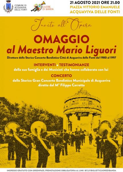 Omaggio al Maestro Mario Liguori