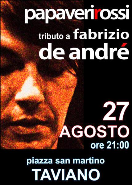 PAPAVERI ROSSI - Tributo a Fabrizio De André