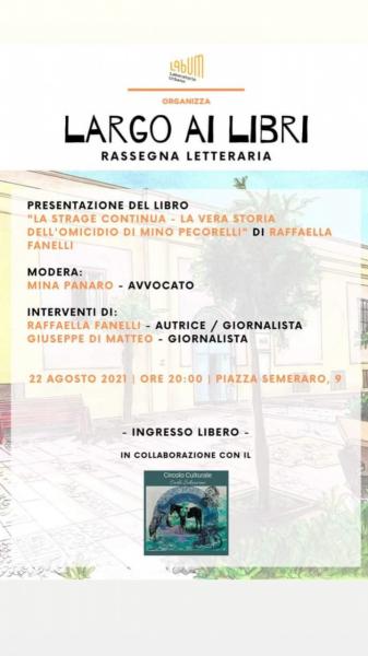 LA STRAGE CONTINUA. La vera storia dell'omicidio di Mino Pecorelli