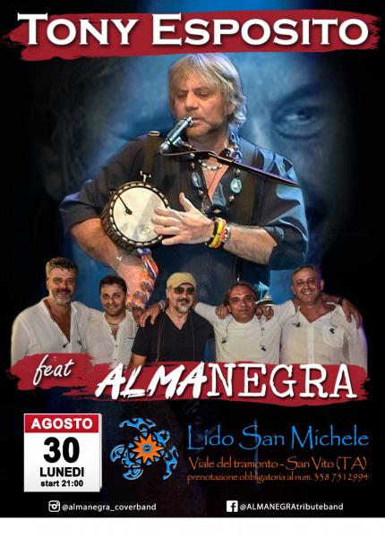 TONY ESPOSITO feat ALMANEGRA Pino Daniele Tribute Band al Lido San Michele
