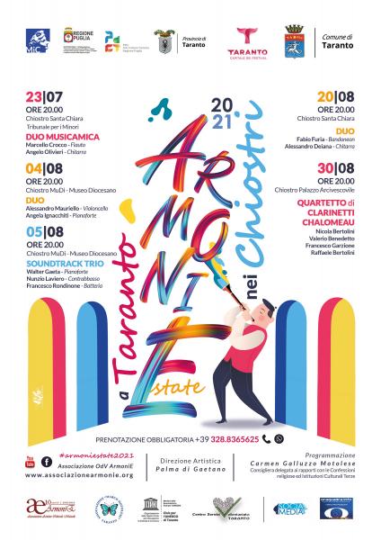 Quartetto Chalomeau per ArmoniE nei Chiostri  a Taranto