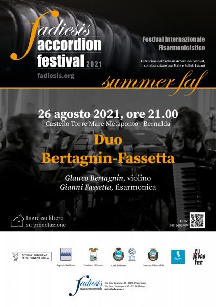 Fadiesis Accordion Festival - Duo Bertagnin - Fassetta