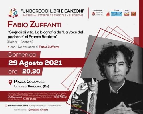 FABIO ZUFFANTI e la biografia de LA VOCE DEL PADRONE di FRANCO BATTIATO  in un reading musicale