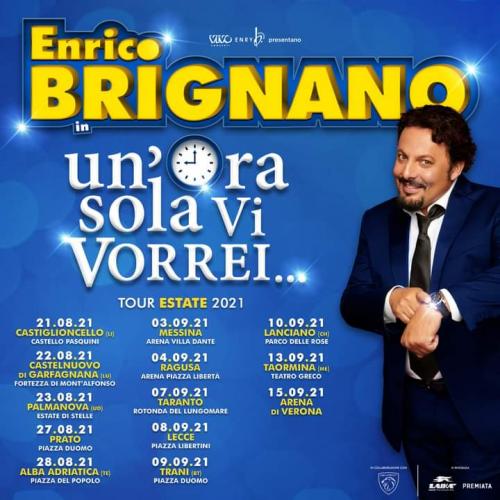 Enrico Brignano a Trani con lo Spettacolo "Un’ora Sola vi Vorrei"