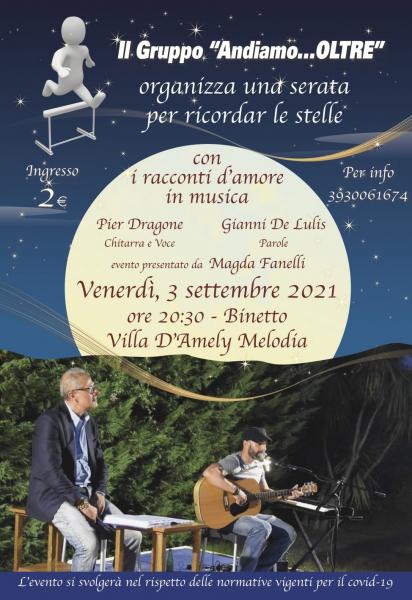 Una serata per ricordar le stelle