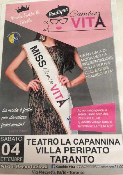 MODA SOTTO LE STELLE RINVIATO AL 15 SETTEMBRE