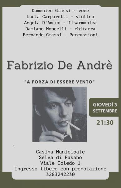 Tributo a Fabrizio  DeAndrè