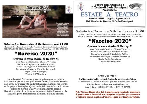 “Narciso 2020” Ovvero la vera storia di Denny N.