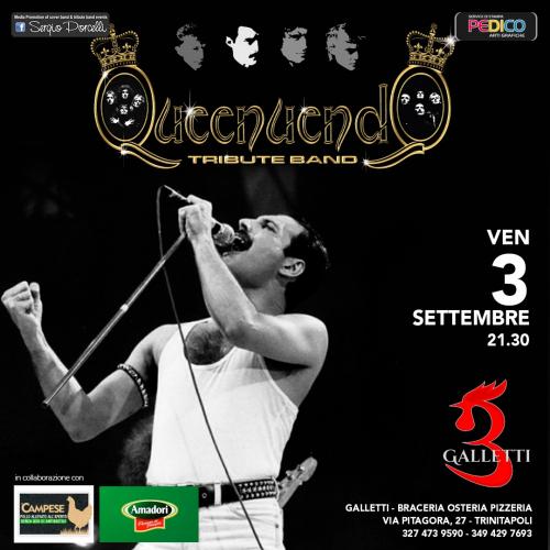 Queenuendo tribute band Queen a Trinitapoli
