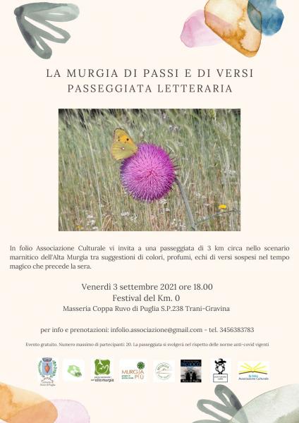 La Murgia di Passi e di Versi Passeggiata letteraria