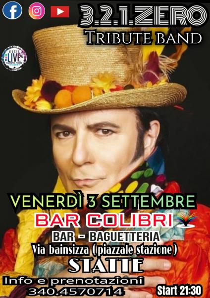 3.2.1.ZERO tribute band renato concerto a Statte al colibrì