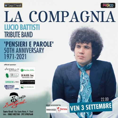 La Compagnia Battisti Tribute Band live a Trani Santo Graal