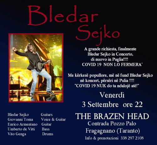 SERATA BLUES INTERNAZIONALE AL BRAZEN HEAD - BLEDAR SEJKO
