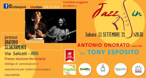 Antonio ONORATO new quartet meet Tony Esposito