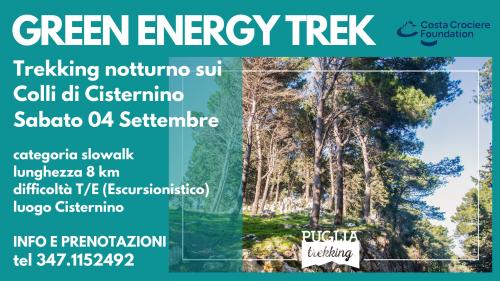 GREEN ENERGY TREK Trekking notturno sui Colli di Cisternino