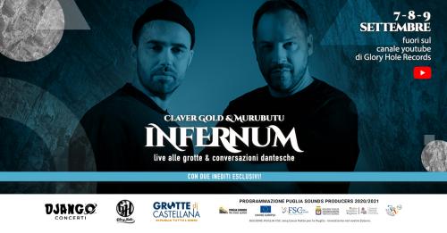 Claver Gold e Murubutu annunciano il live streaming dalle Grotte di Castellana