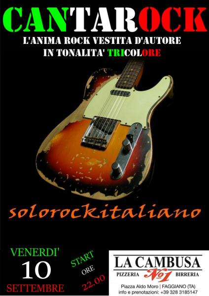 Cantarock SoloRockItaliano live