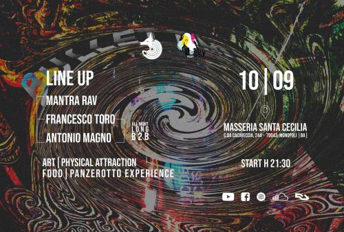 Bullet Time at Masseria S. Cecilia FRIDAY 10.09 w/ Mantra Rav - Antonio Magno b2b Francesco Toro (All Night Long)