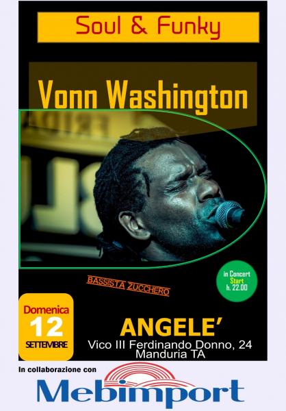 Vonn Washington in concerto
