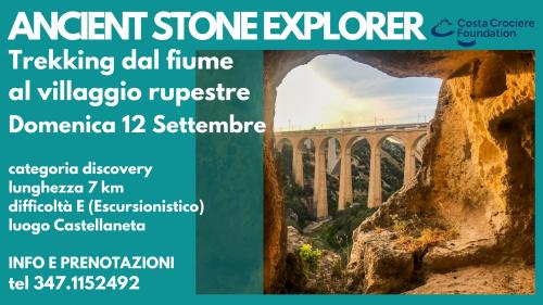 ANCIENT STONE EXPLORER Trekking dal fiume al villaggio rupestre
