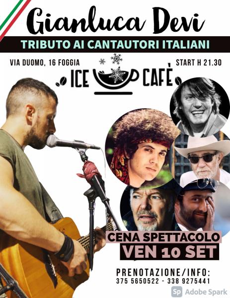 Gianluca Devi - Tributo ai Cantautori Italiani @ IceCaffe’