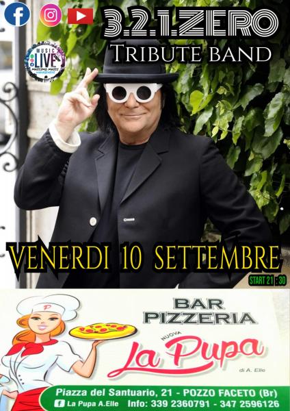 Concerto Tribute Band Renato Zero 3.2.1.zero la Pupa Pozzo Faceto br