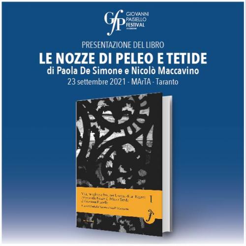 presentazione del libro LE NOZZE DI PELEO E TETIDE