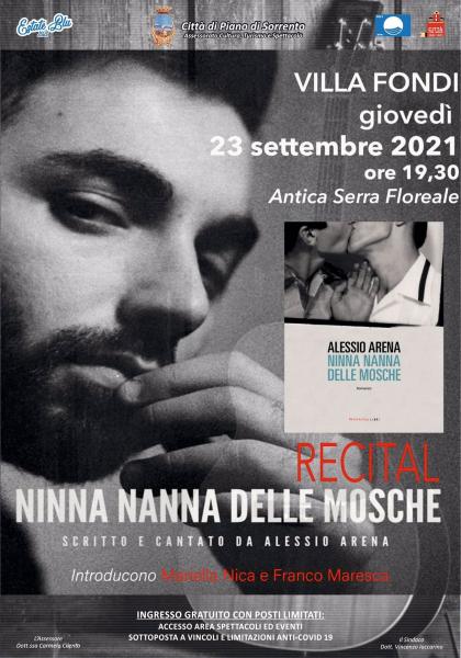 NINNA NANNA DELLE MOSCHE: Il recital di  ALESSIO ARENA