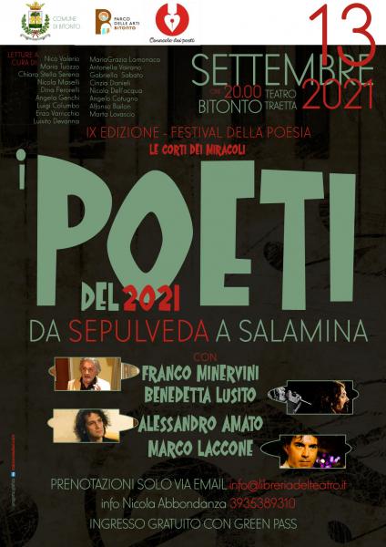 Memorial per un Poeta Recitante - Recital Poetico Musicale in onore di Francesco Salamina